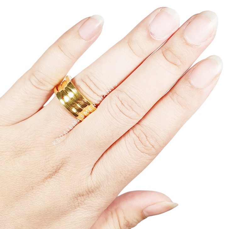 Merchant9 Cincin Emas BVL Polish Full L:0.85CM