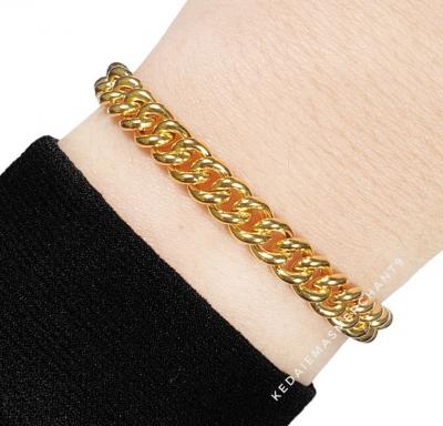 Merchant9 Rantai Tangan Gajah Licin L:0.6CM