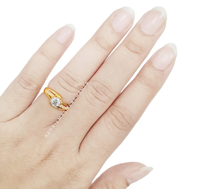 Merchant9 Cincin Emas Permata 6299