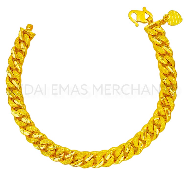 Merchant9 Rantai Tangan Gajah Pasir Star L:0.7CM