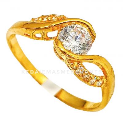 Merchant9 Cincin Emas Permata Cera S9028