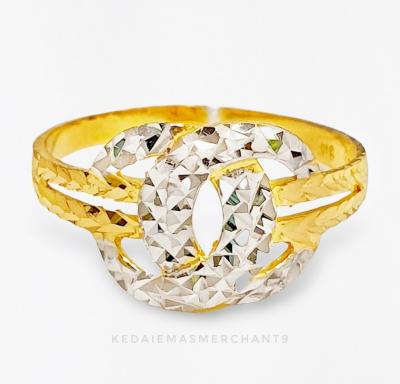 Merchant9 Cincin Emas CC Double Layer Chrome