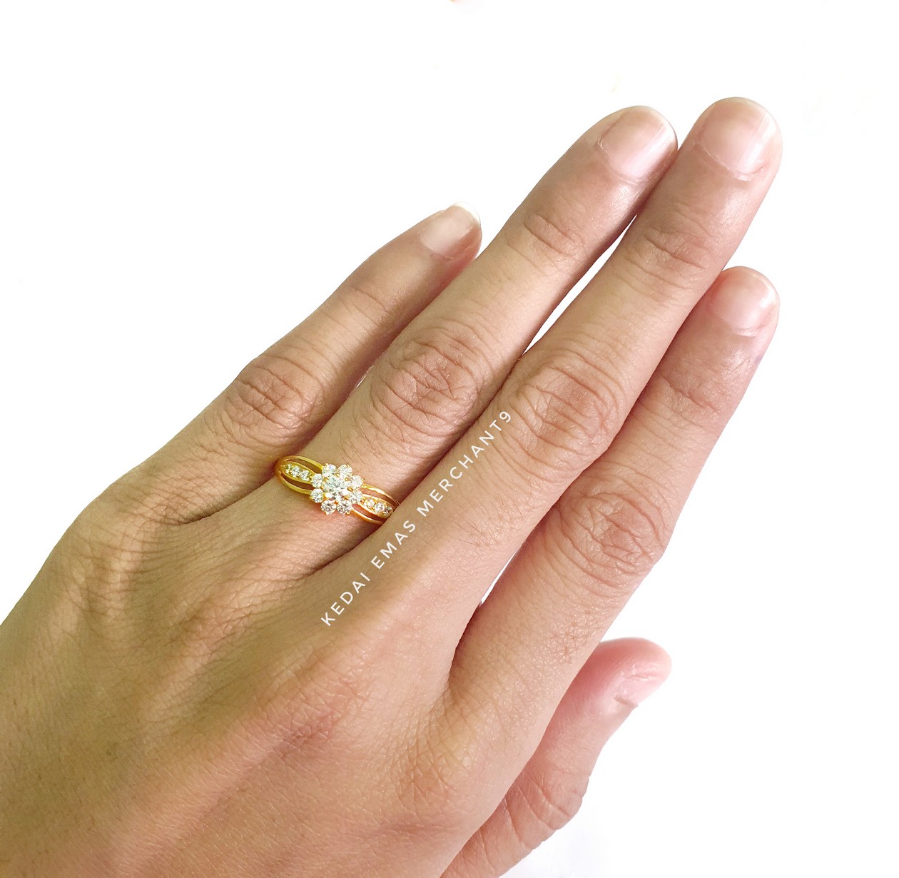 Merchant9 Cincin Emas Permata Cera S9002