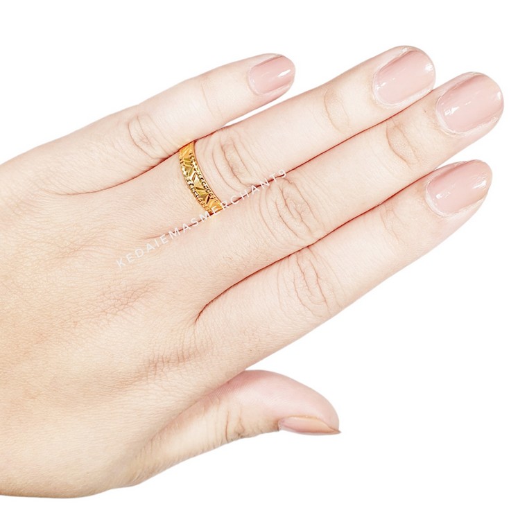 Merchant9 Cincin Belah Rotan Zigzag Dot Dot