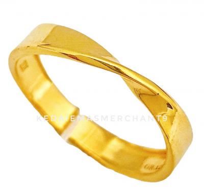 Merchant9 Cincin emas Twist
