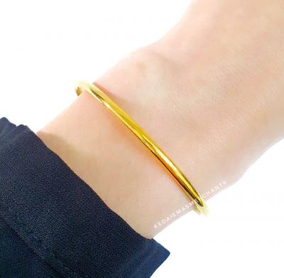 Merchant9 Gelang Plain Bulat L:0.3CM
