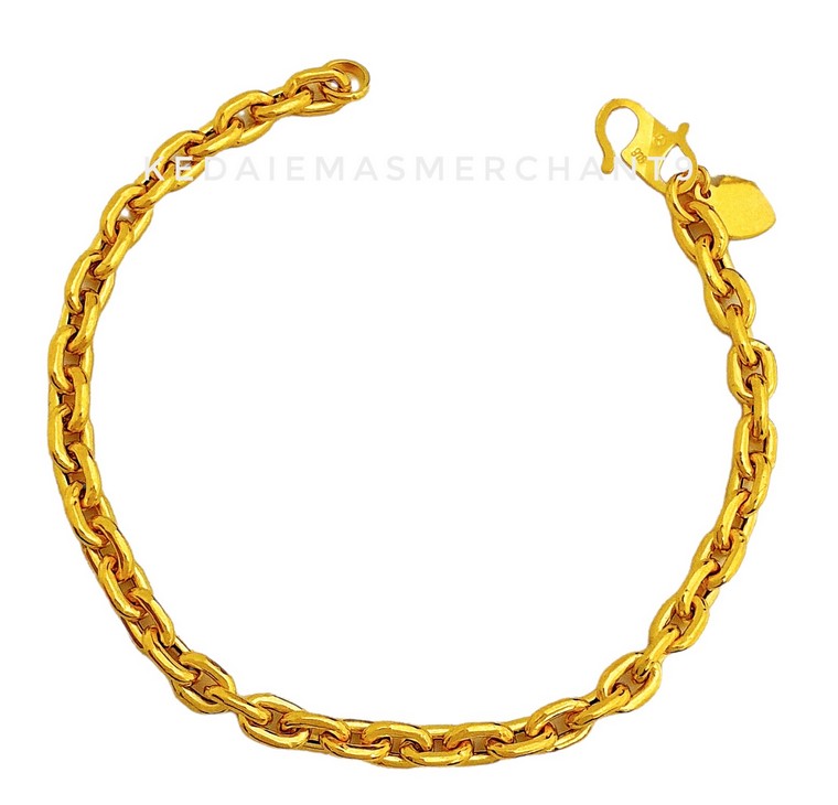 Merchant9 Rantai Tangan Sauh Polish L:0.3CM