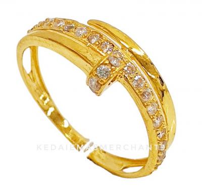 Merchant9 Cincin Emas Nail Permata