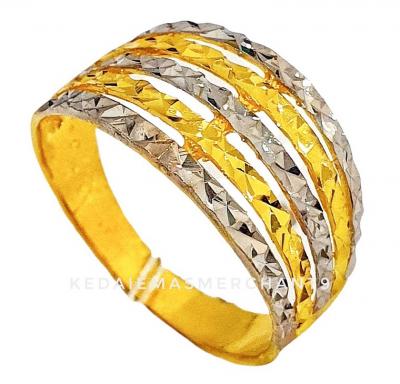 Merchant9 Cincin Emas KLCC 5 Layer Chrome