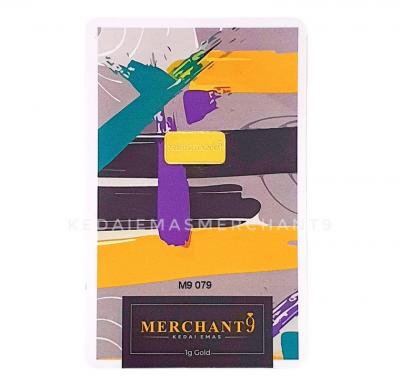 Merchant9 Gold Bar 1g Merchant9 Abstract GREY