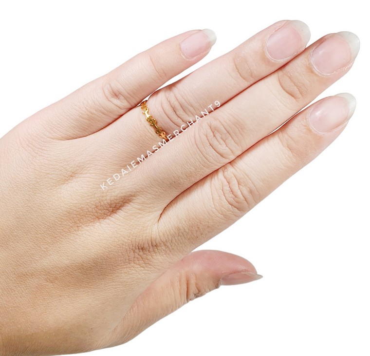 Merchant9 Cincin Emas S Dollar Minimalist