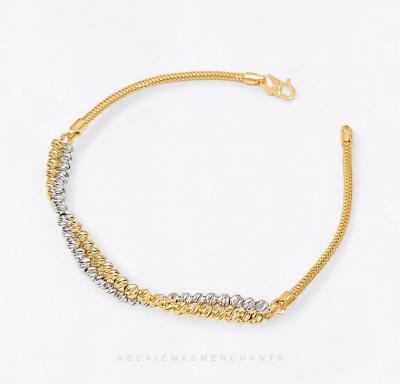 Merchant9 Rantai Tangan Belut Choker Boba Tocang Chrome