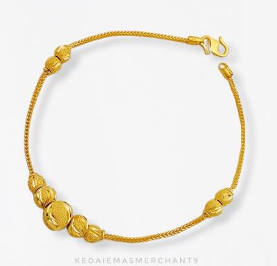 Merchant9 Rantai Tangan Choker Mesin Box Candy Marble L:0.6CM