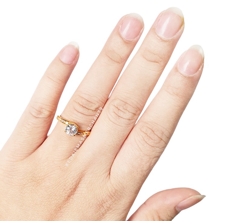 Merchant9 Cincin Emas Permata 6061
