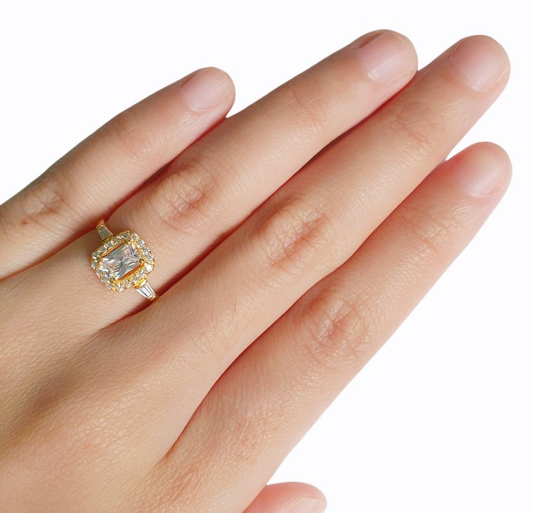Merchant9 Cincin Emas Permata 916 M6648