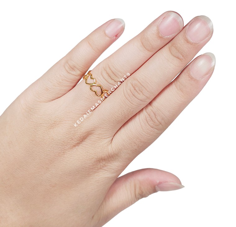 Merchant9 Cincin Emas Love Full