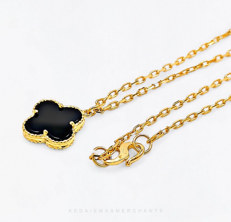 Merchant9 Rantai Leher Sauh Choker VC Black Clover