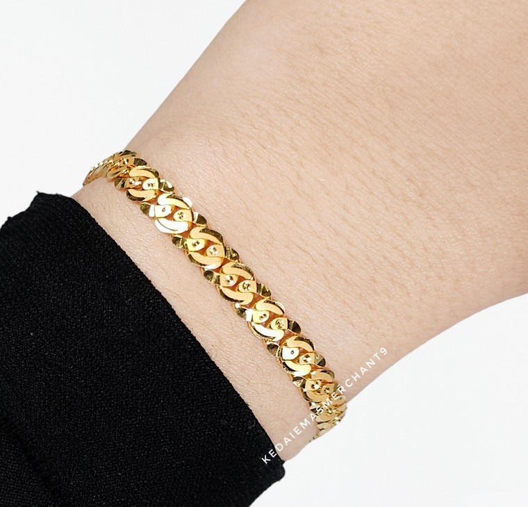 Merchant9 Rantai Tangan Puteri Padu L:0.5CM