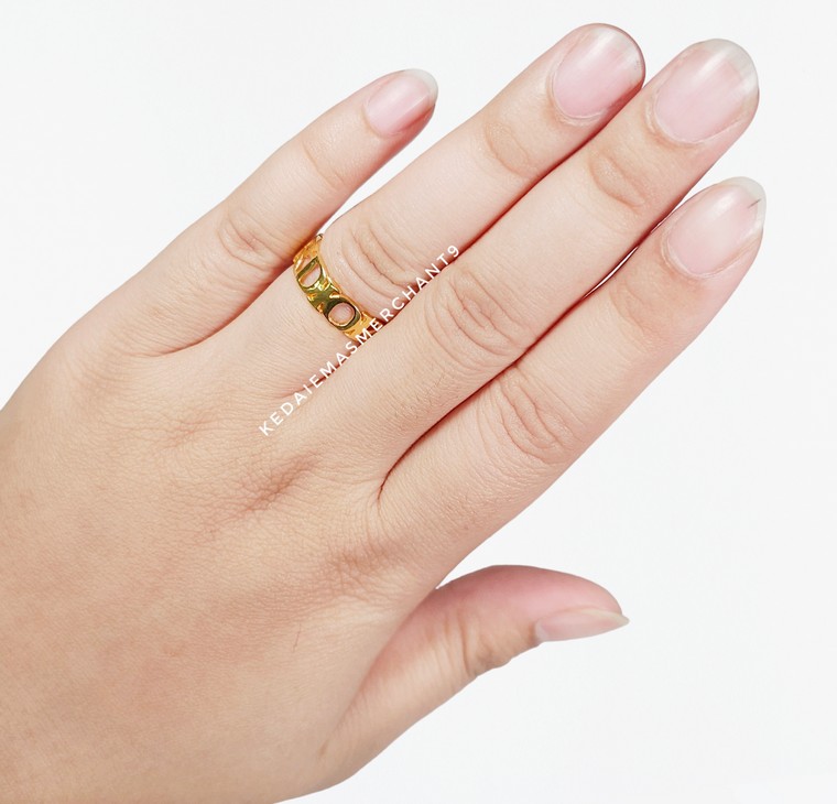 Merchant9 Cincin Emas DR L:0.5CM