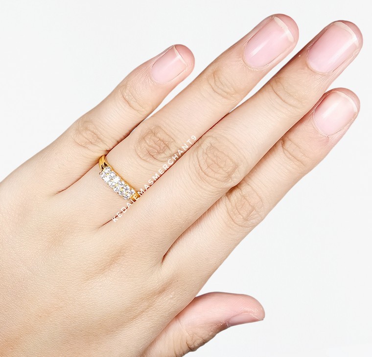 Merchant9 Cincin Emas Permata 6728