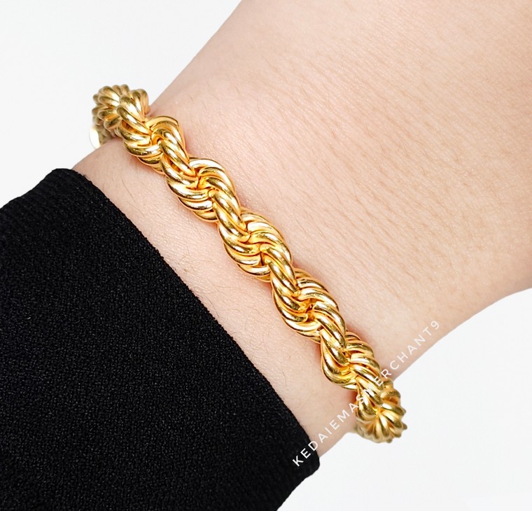 Merchant9 Rantai Tangan Pintal L:0.7CM