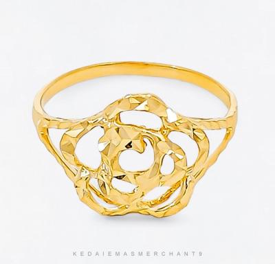 Merchant9 Cincin Emas Bunga Rose Fullgold