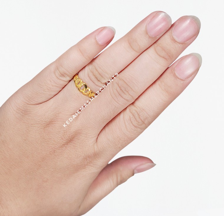 Merchant9 Cincin Emas Gajah Pasir
