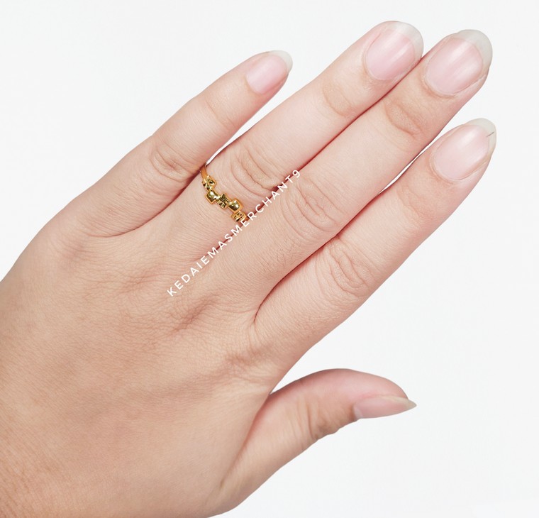 Merchant9 Cincin Emas Chess Star