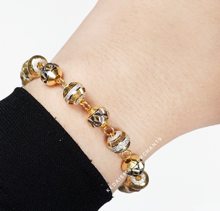 Merchant9 Rantai Tangan Candy Nonagon Planet 2C L:0.7CM