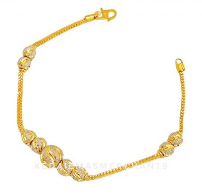 Merchant9 Rantai Tangan Choker Mesin Box Candy Marble Chrome L:0.6CM
