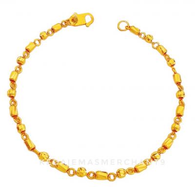 Merchant9 Rantai Tangan Buluh Bola Bola Dimensi L:0.35CM