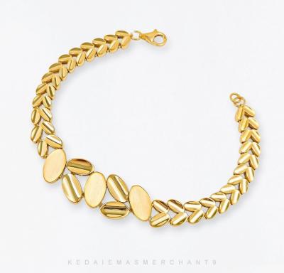 Merchant9 Rantai Tangan Coffee Matte Polish L:1.5CM