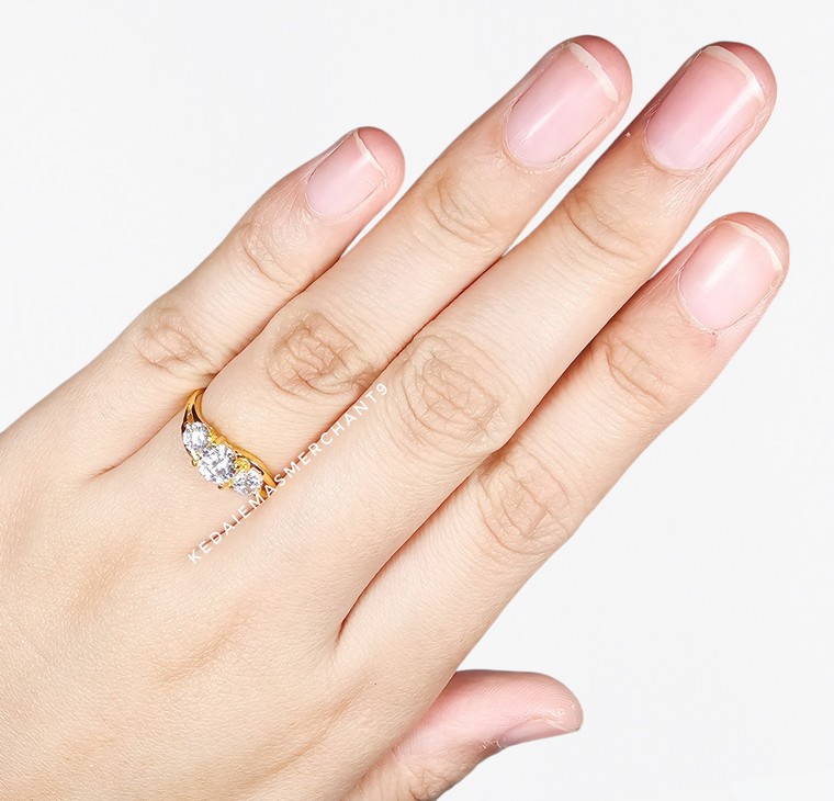 Merchant9 Cincin Emas Permata 6046
