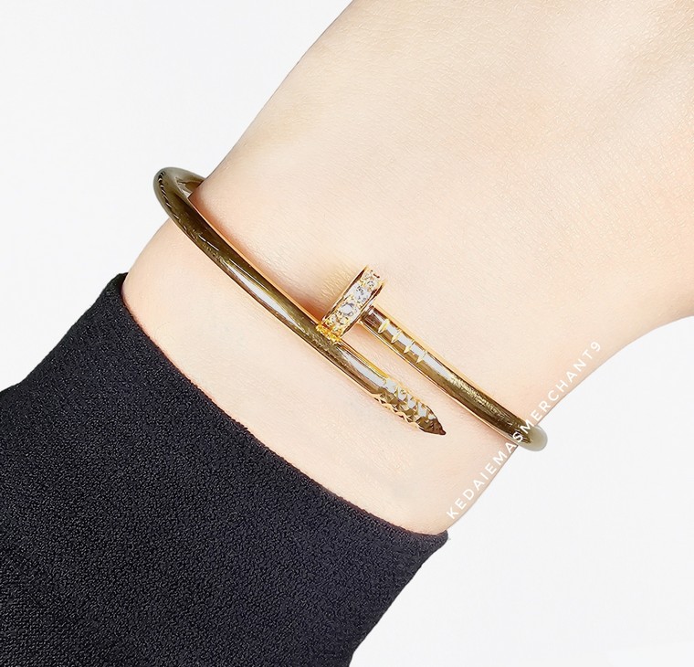 Merchant9 Gelang Paku Permata L:0.3CM