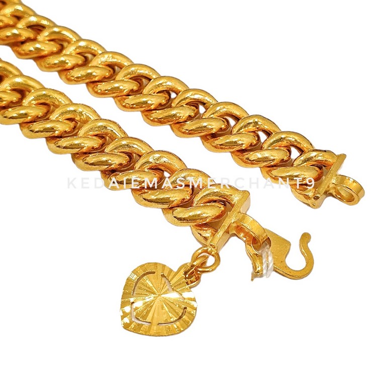 Merchant9 Rantai Tangan Gajah Licin L:0.75CM
