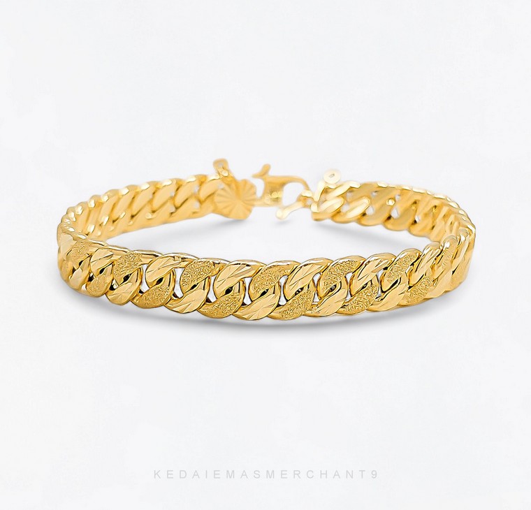 Merchant9 Rantai Tangan Gajah Pasir L:1.1CM