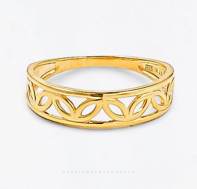 Merchant9 Cincin Emas Leaf