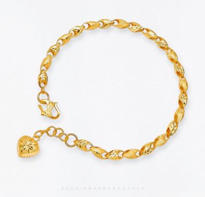 Merchant9 Rantai Tangan Siput Star Pasir Love Gantung L:0.4CM