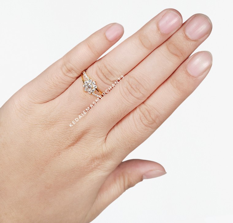 Merchant9 Cincin Emas Permata 6215