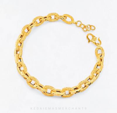 Merchant9 Rantai Tangan Sauh Oval Pasir L:0.55CM