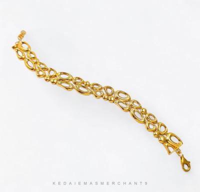 Merchant9 Rantai Tangan Bubble Polish L:1.2CM