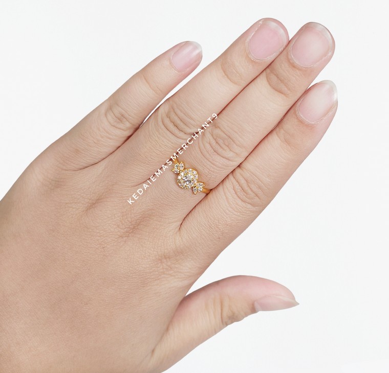 Merchant9 Cincin Emas Permata Cera S9116