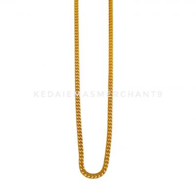 Merchant9 Rantai Leher Mesin Hollow L:0.3CM